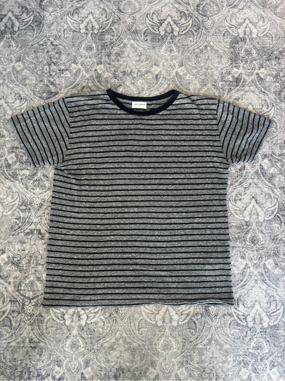2015 Saint Laurent Striped Tee